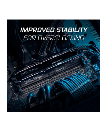 kingston Pamięć DDR5 Fury Beast 32GB(2*16GB)/6000 CL30 EXPO czarna