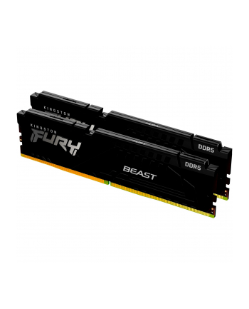 kingston Pamięć DDR5 Fury Beast 32GB(2*16GB)/6000 CL30 EXPO czarna