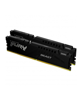 kingston Pamięć DDR5 Fury Beast 64GB(2*32GB)/6000 CL30 EXPO czarna