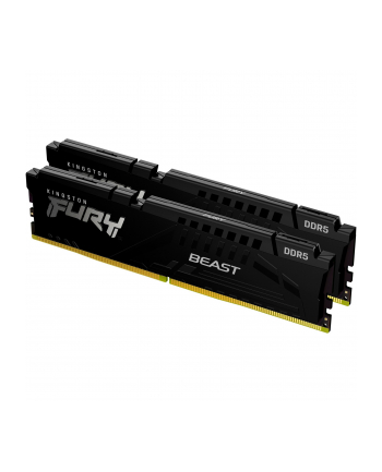 kingston Pamięć DDR5 Fury Beast 64GB(2*32GB)/6000 CL30 XMP czarna