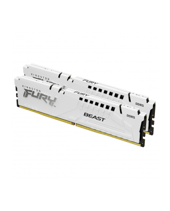 kingston Pamięć DDR5 Fury Beast 64GB(2*32GB)/6000 CL30 EXPO biała