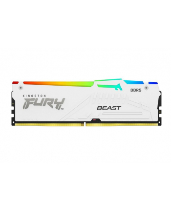 kingston Pamięć DDR5 Fury Beast RGB 16GB(1*16GB)/6400 CL32 biała nr 2