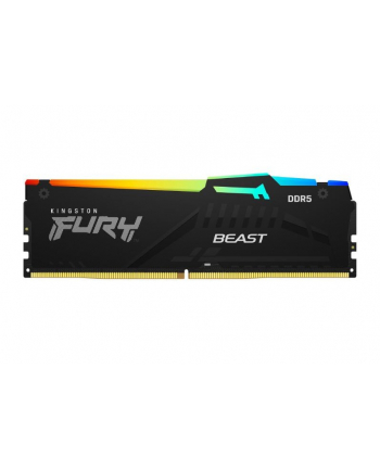 kingston Pamięć DDR5 Fury Beast RGB 16GB(1*16GB)/6800 CL34 EXPO czarna