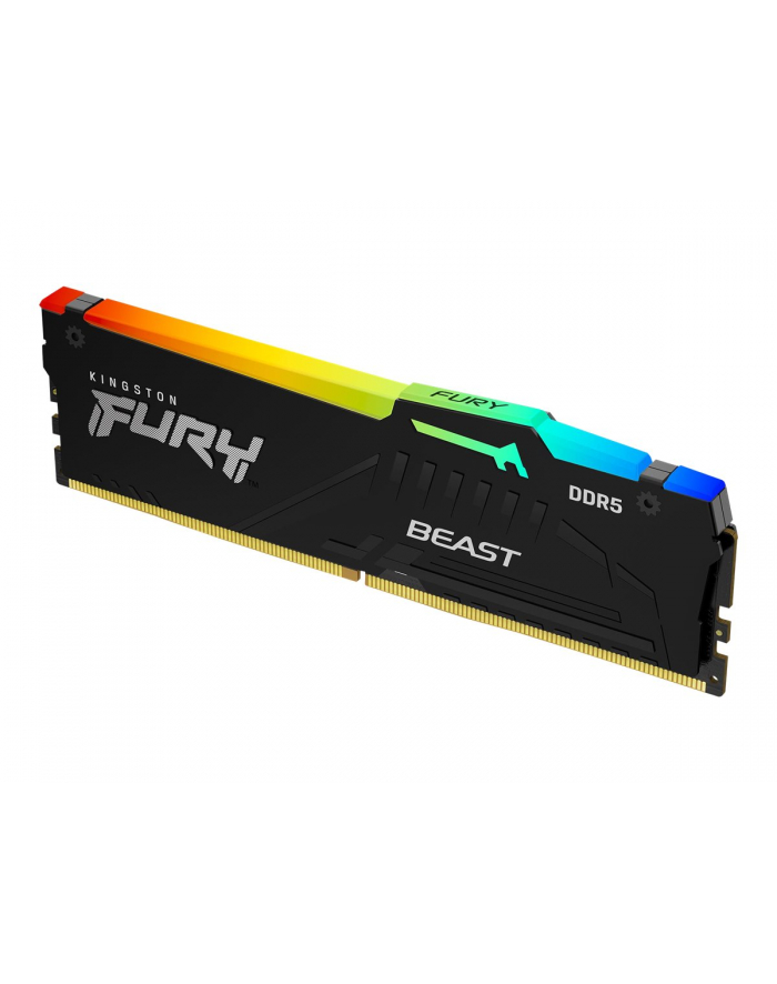 kingston Pamięć DDR5 Fury Beast RGB 16GB(1*16GB)/6800 CL34 EXPO czarna główny