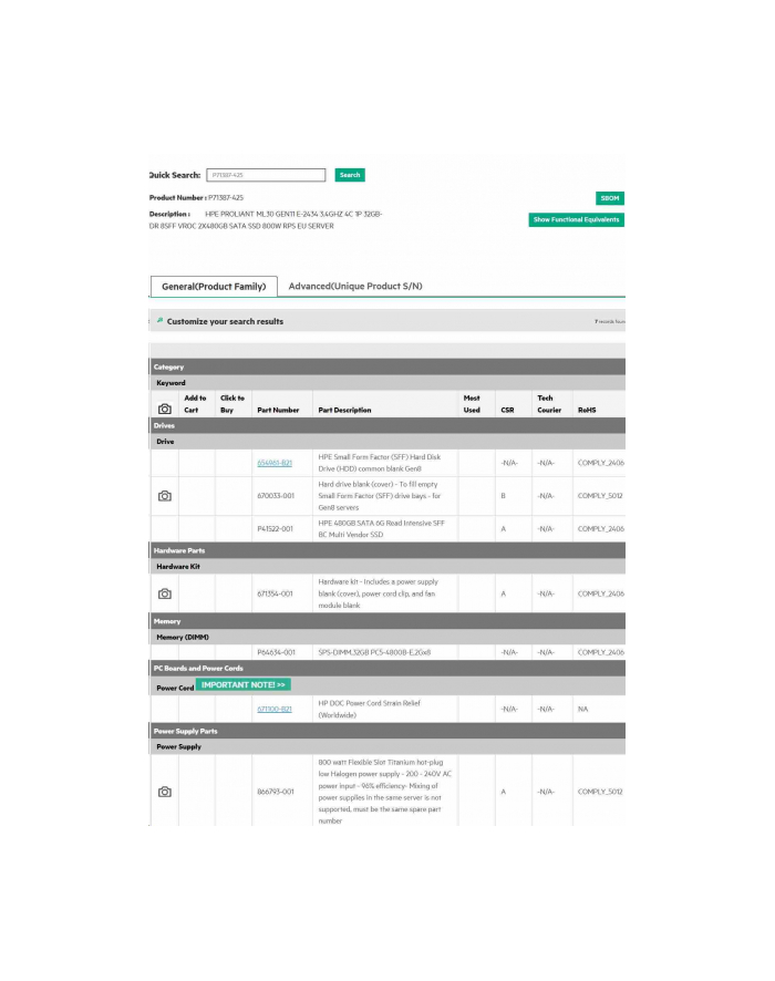 hewlett packard enterprise Serwer ML30 Gen11 E-2434 32G 8SFF P71387-425 główny