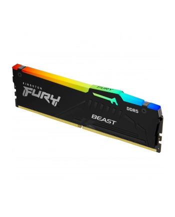 kingston Pamięć DDR5 Fury Beast RGB 32GB(1*32GB)/6000 CL30 EXPO czarna nr 1