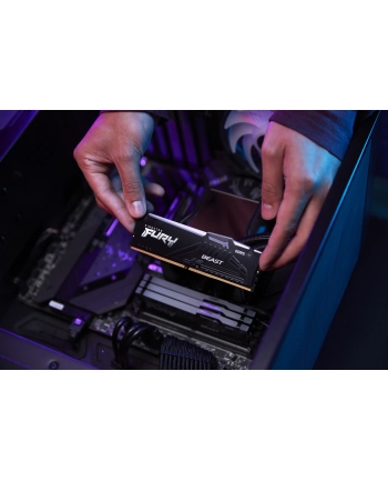 kingston Pamięć DDR5 Fury Beast RGB 32GB(2*16GB)/6400 CL32 EXPO czarna nr 1
