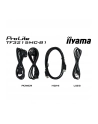 iiyama Monitor dotykowy 32 cale TF3215MC-B2 POJ.30PKT.VA.VGA.HDMI.DP.500cd/m2.3000:1/8ms.24/7.7H.IP65(front).PION/POZIOM.200x200mm(vesa) - nr 38
