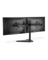 digitus Stojak biurkowy podwójny 2xLCD max 32''; max obciążenie 2x 8kg uchylno-obczerwonyowy czarny - nr 105