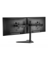 digitus Stojak biurkowy podwójny 2xLCD max 32''; max obciążenie 2x 8kg uchylno-obczerwonyowy czarny - nr 30