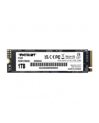 patriot memory SSD Patriot Viper P320 M2 PCI-Ex4 NVMe 1TB 3GB/s nr 2