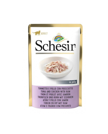 agras pet foods SCHESIR dla kotów Adult Tuńczyk z Kurczakiem i Szynką 85g
