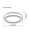 Plafon sufitowy LED Activejet AJE-KAMA 24W - nr 9