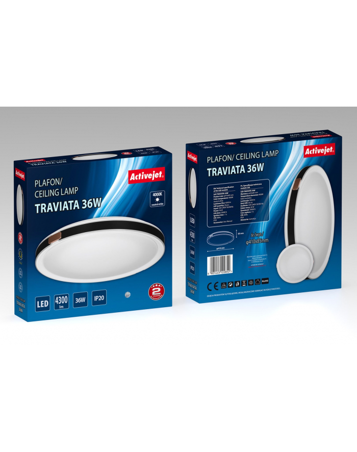 Plafon LED Activejet AJE-TRAVIATA 36W główny