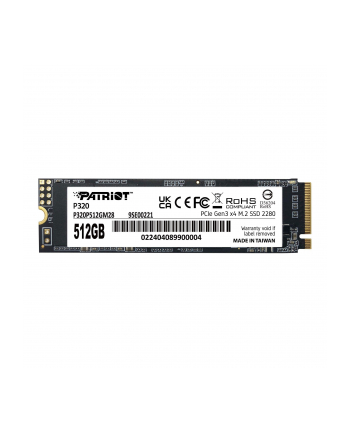 patriot memory SSD Patriot Viper P320 M2 PCI-Ex4 NVMe 512GB 3GB/s