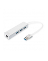 no name HUB 3-portowy USB 30 SuperSpeed z LANGigabit LAN adapter, aluminium - nr 9