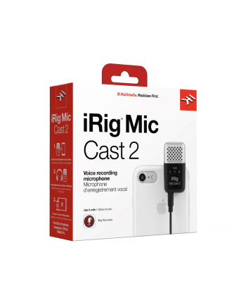 ik multimedia IK iRig Mic Cast 2 - Mikrofon pojemnościowy