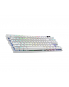 logitech Klawiatura G Pro X TKL Lightspeed US White - nr 3