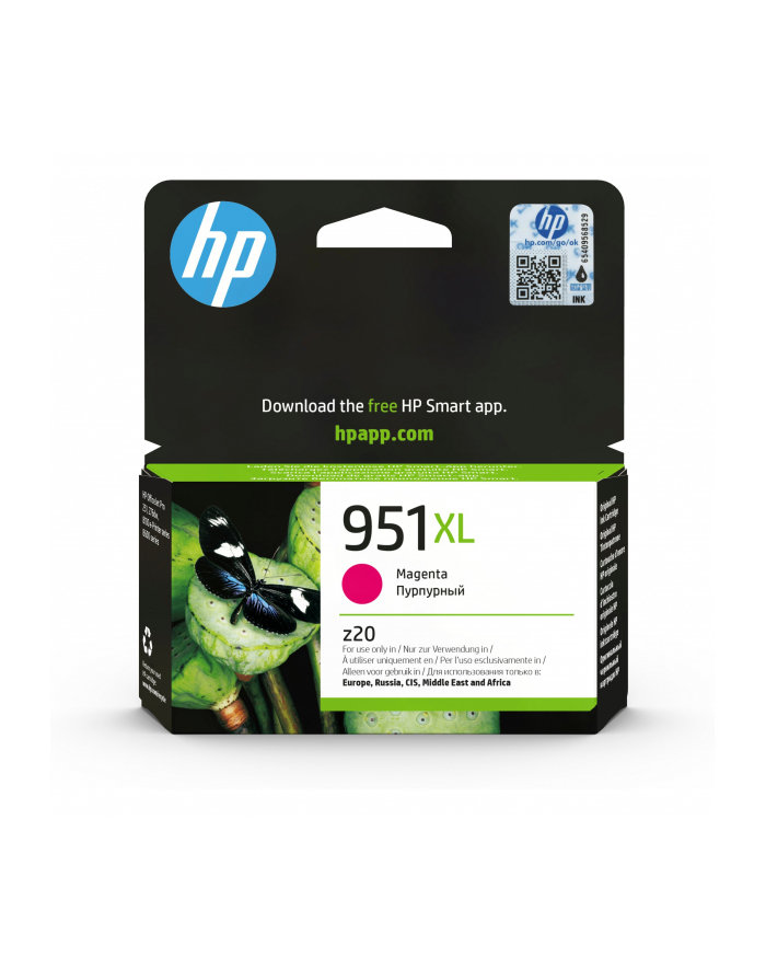 hewlett-packard HP 951XL - Hojtydende - magenta - oryg główny