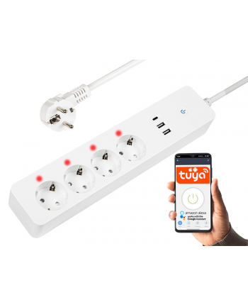 blow Inteligentna listwa zasilająca 1,5m 2xUSB+USB-C WiFi Tuya