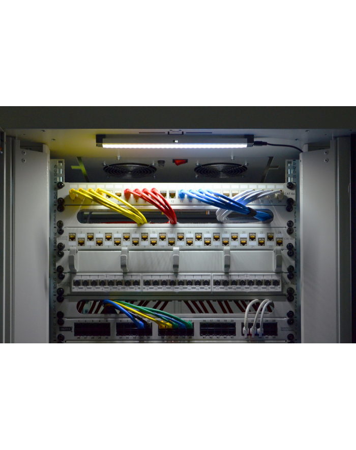 no name Zespół oświetleniowy LED do szaf z automatycznym wyłącznikiem, magnes główny