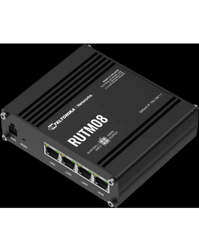 teltonika Router RUTM08 4x Gbit Eth, 3xLAN, 1xWAN, USB 2.0 główny