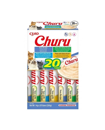 INABA CHURU Varietes Tuńczyk -przysmak dla kota 20x14 g nr 1