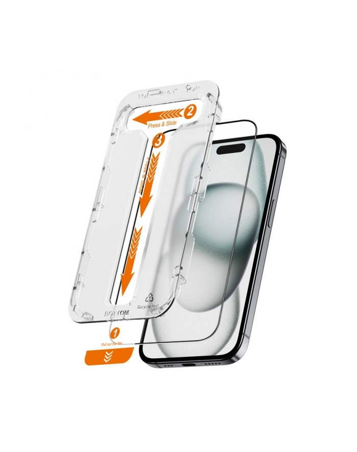 crong Szkło hartowane EasyShield 2-Pack -  iPhone 15 (2 sztuki) główny