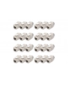no name Moduł (gniazdo) keystone RJ45 (8P8C) kat6A, STP,ekranowany, beznarzędziowy, stalowy, 24szt - nr 11