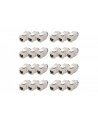 no name Moduł (gniazdo) keystone RJ45 (8P8C) kat6A, STP,ekranowany, beznarzędziowy, stalowy, 24szt - nr 22