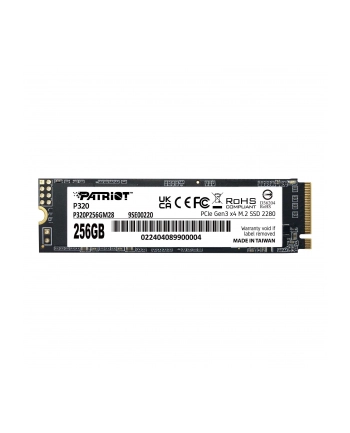 patriot memory SSD Patriot Viper P320 M2 PCI-Ex4 NVMe 256GB 22GB/s nr 1