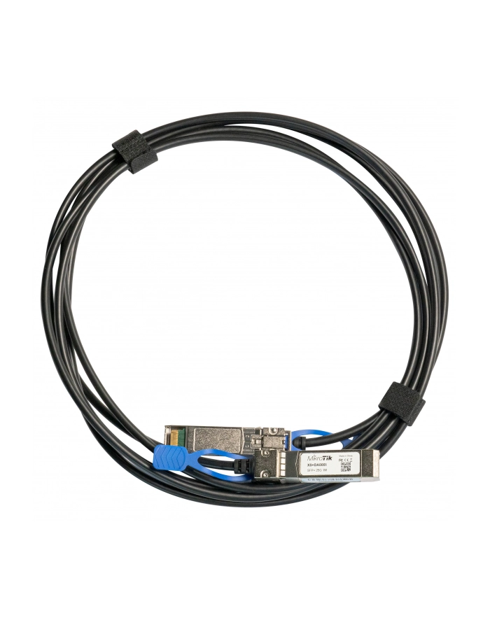 MIKROTIK XS DA0001 kabel InfiniBand 1 m SFP/SFP /SFP28 Czarny główny