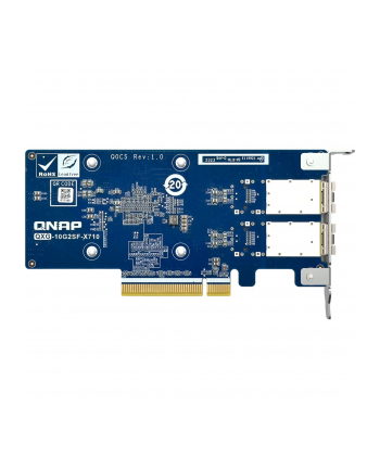qnap Dwuportowa sieciowa karta rozszerzeń QXG-10G2SF-X710 10GbE d-p SFP+ network expand card nr 1