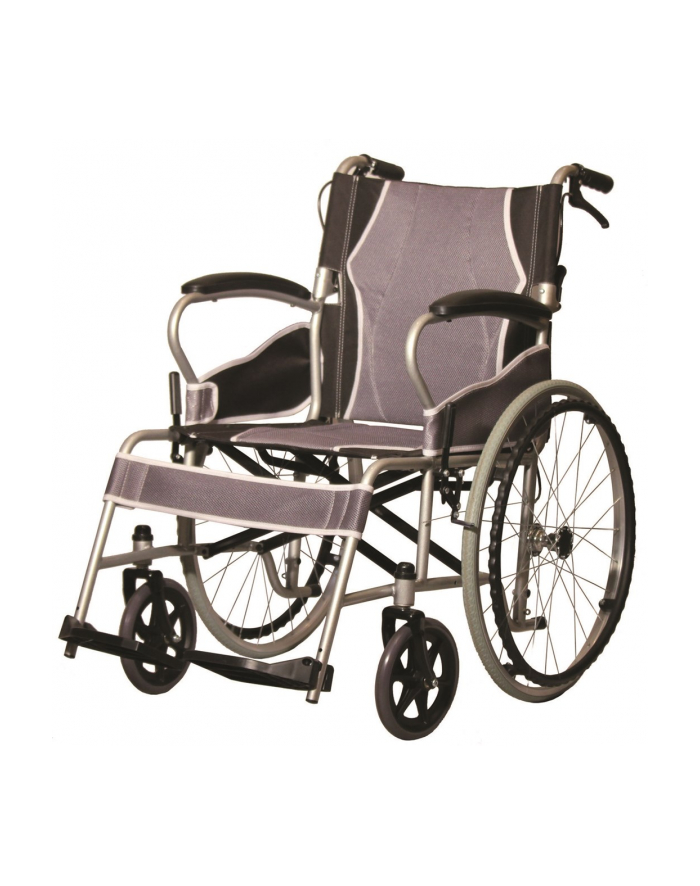 antar Lekki stalowy wózek inwalidzki z hamulcami AT52301 główny