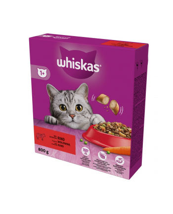 WHISKAS sucha karma dla kota Wołowina 800g