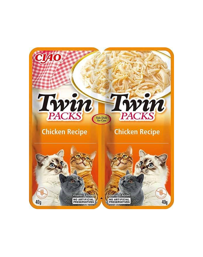 INABA CAT TWIN kurczak z krabem - przysmak dla kota 2 x 40 g główny