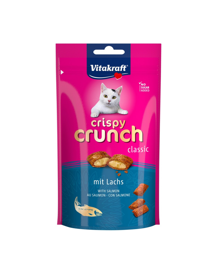 VITAKRAFT CRISPY CRUNCH łosoś przysmak dla kota 60g główny