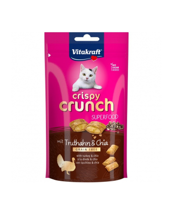 VITAKRAFT CRISPY CRUNCH indyk/chia przysmak dla kota 60g