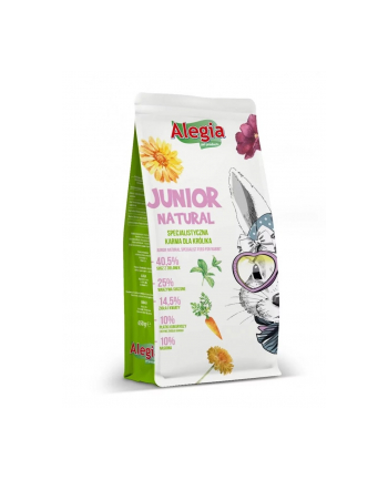 ALEGIA Junior Natural karma Królik 650g