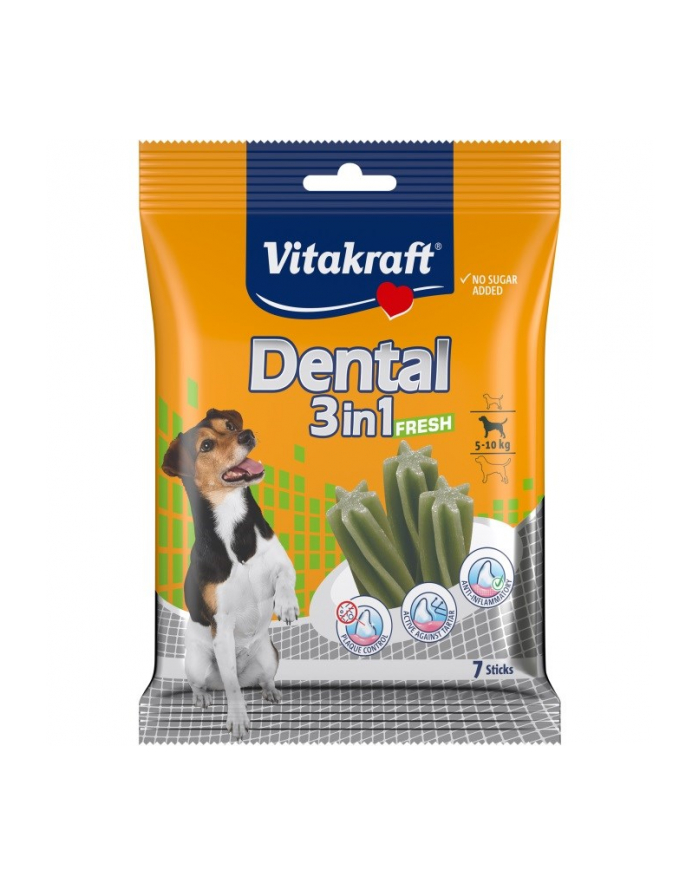 VITAKRAFT D-ENTAL 3w1 FRESH S przysmak dla psa 120g główny