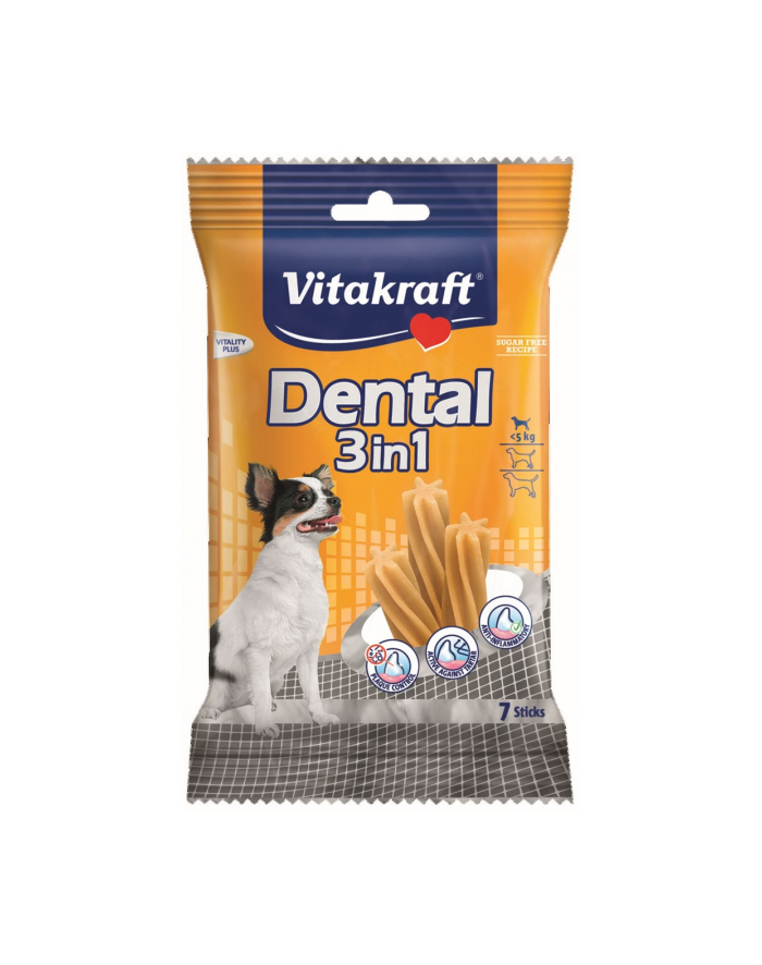 VITAKRAFT D-ENTAL 3w1 XS  przysmak dla psa 70g główny