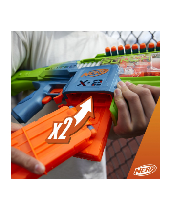 no name Wyrzutnia NERF Elite 20 Double Punch + strzałki Hasbro F6363 HASBRO