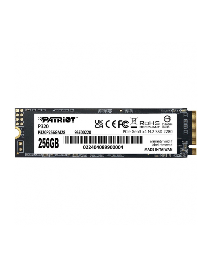 patriot memory SSD Patriot Viper P320 M2 PCI-Ex4 NVMe 256GB 22GB/s główny