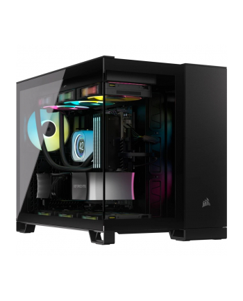 no name Obudowa Corsair 2500X Micro-ATX, szkło hartowane - czarna