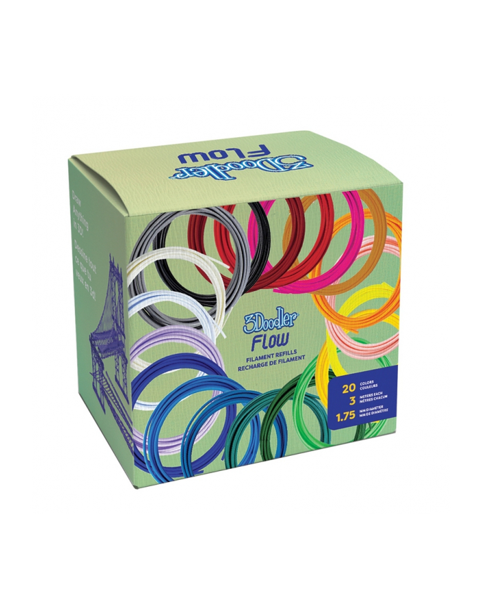 3DOODLER FLOW NOZZLE SET, ZAPASOWY ZESTAW DYSZ DLA 3DOODLER FLOW, CREATE I PRO DOODNZZL3 główny