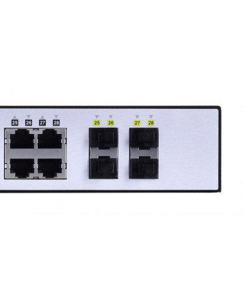 D-Link | 28-portowy gigabitowy inteligentny zarządzalny przełącznik PoE | DGS-1210-28P | Zarządzane L2+ | Komputery stacjonarne | Ilość portów 1 Gb/s (RJ-45) | Ilość portów SFP | Ilość portów PoE | Ilość portów PoE+ | Typ zasilacza Zewnętrzny | miesi