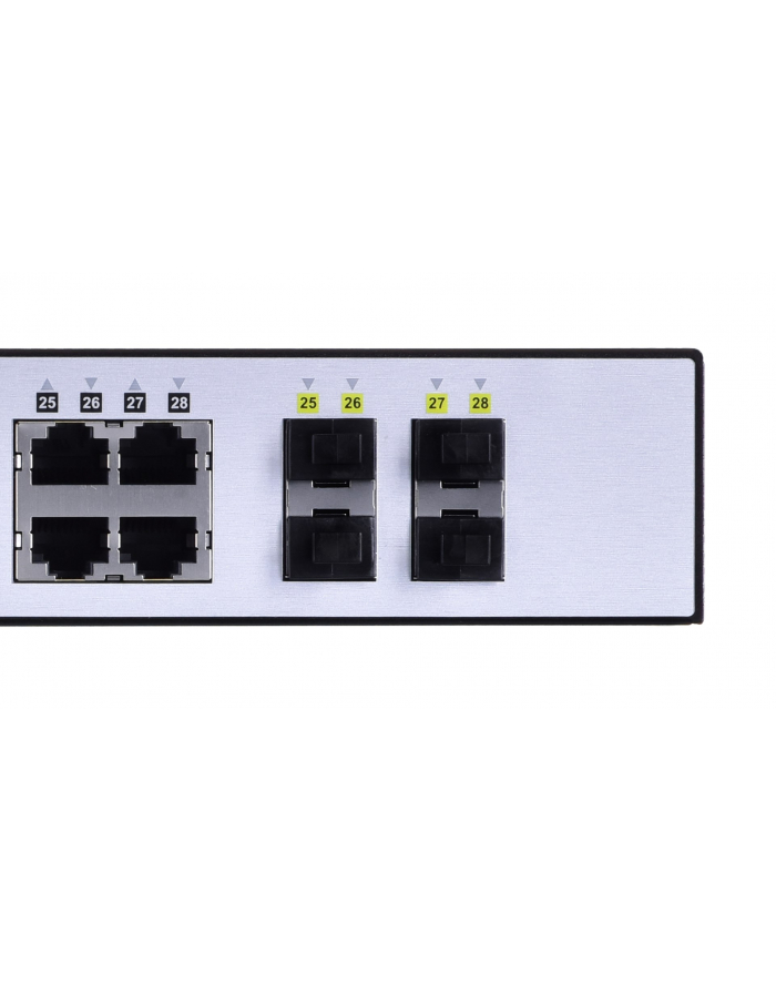 D-Link | 28-portowy gigabitowy inteligentny zarządzalny przełącznik PoE | DGS-1210-28P | Zarządzane L2+ | Komputery stacjonarne | Ilość portów 1 Gb/s (RJ-45) | Ilość portów SFP | Ilość portów PoE | Ilość portów PoE+ | Typ zasilacza Zewnętrzny | miesi główny