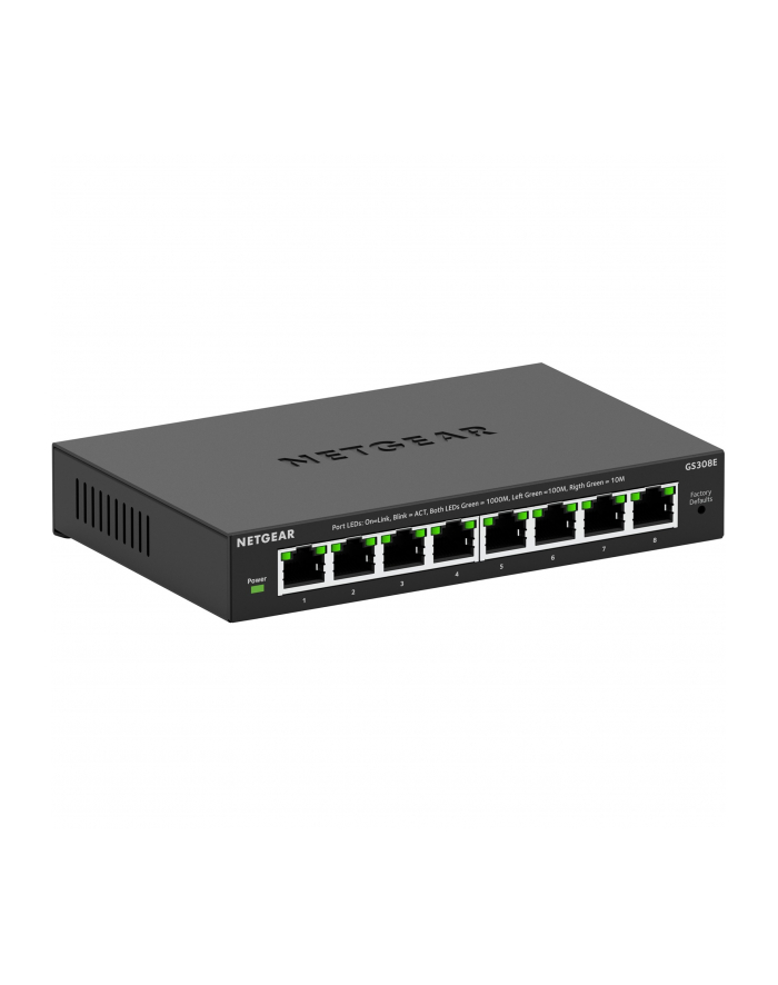 netgear Przełącznik zarządzalny GS308E Switch 8xGE główny