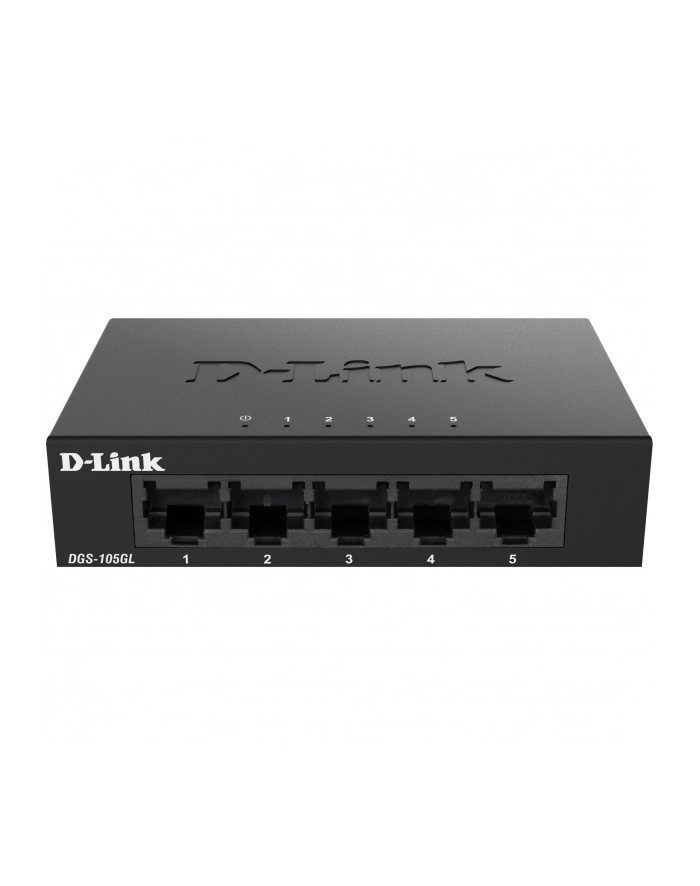 D-Link DGS-105GL/E switch niezarządzalny Gigabit Ethernet (10/100/1000) Czarny główny