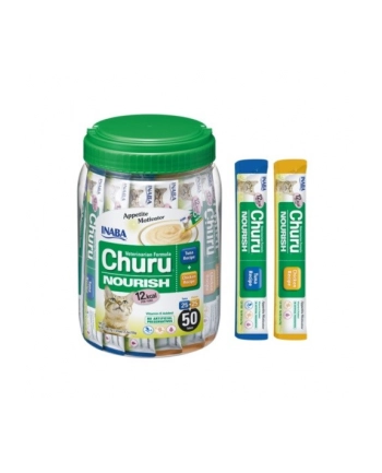 Przysmak Inaba CHURU NOURISH Tuńczyk i kurczak dla kota 50x14g nr 1